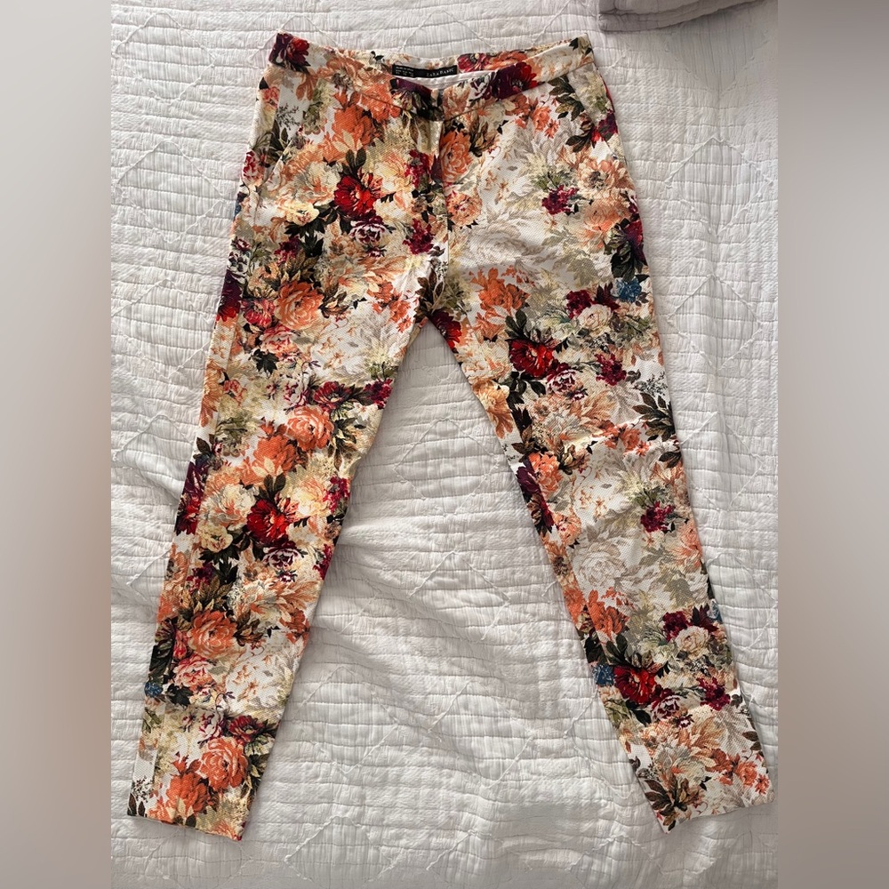 Floral Print Pants